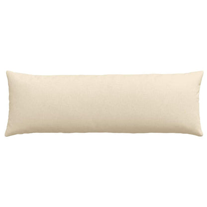 vidaXL Sofakissen 2 pcs Creme 120 x 40 cm Stoff