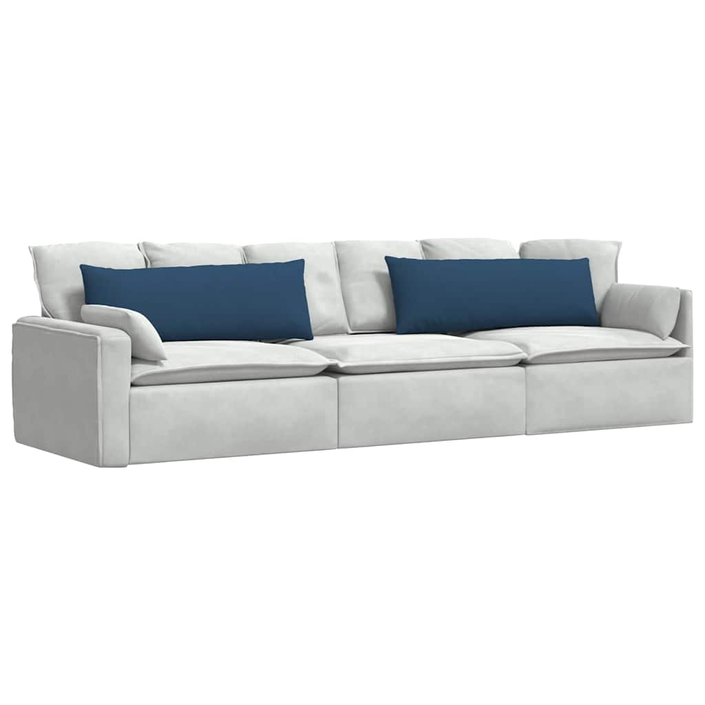 vidaXL Sofakissen 2 pcs Blau 120 x 40 cm Stoff