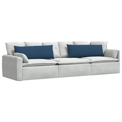 vidaXL Sofakissen 2 pcs Blau 120 x 40 cm Stoff