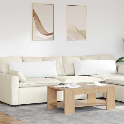 vidaXL Sofakissen 2 pcs Weiß 120 x 40 cm Stoff