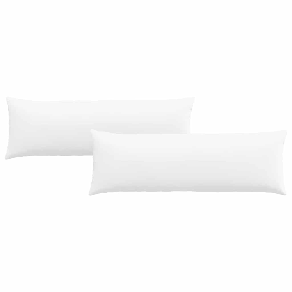 vidaXL Sofakissen 2 pcs Weiß 120 x 40 cm Stoff