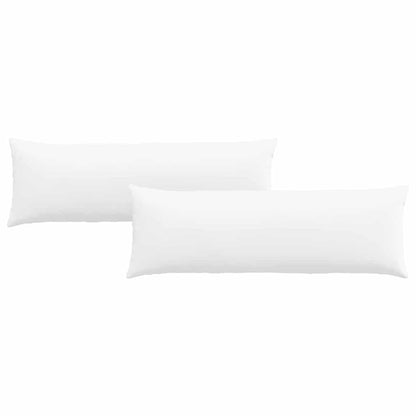 vidaXL Sofakissen 2 pcs Weiß 120 x 40 cm Stoff