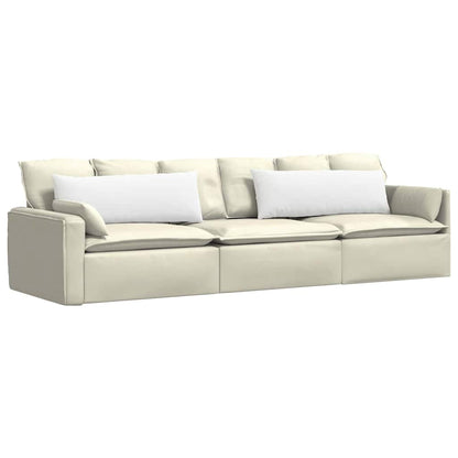 vidaXL Sofakissen 2 pcs Weiß 120 x 40 cm Stoff