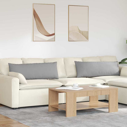 vidaXL Sofakissen 2 pcs Wolkengrau 120 x 40 cm Stoff