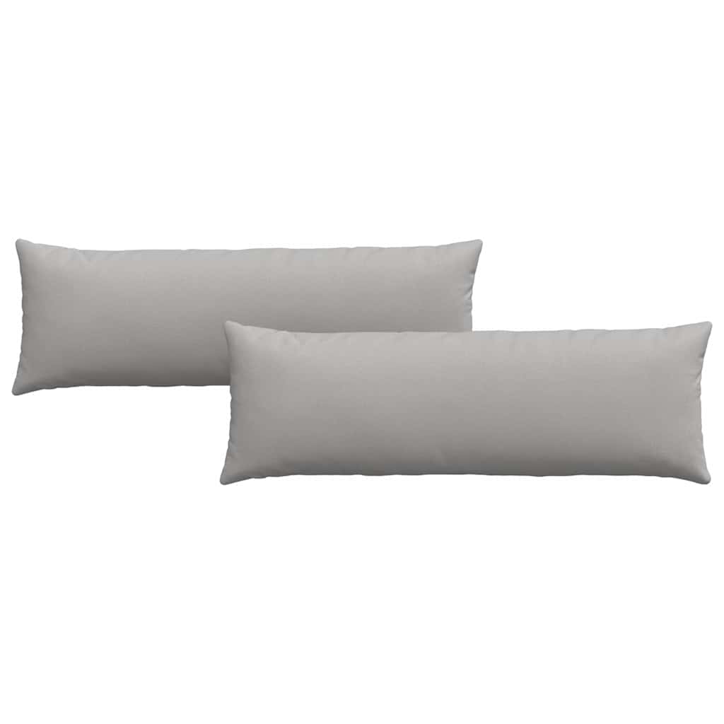 vidaXL Sofakissen 2 pcs Wolkengrau 120 x 40 cm Stoff