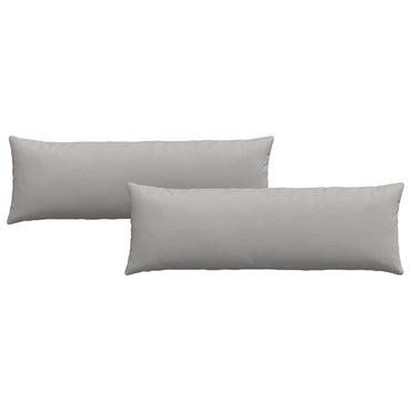 vidaXL Sofakissen 2 pcs Wolkengrau 120 x 40 cm Stoff