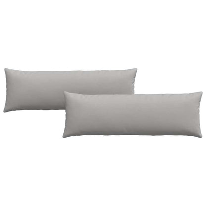 vidaXL Sofakissen 2 pcs Wolkengrau 120 x 40 cm Stoff