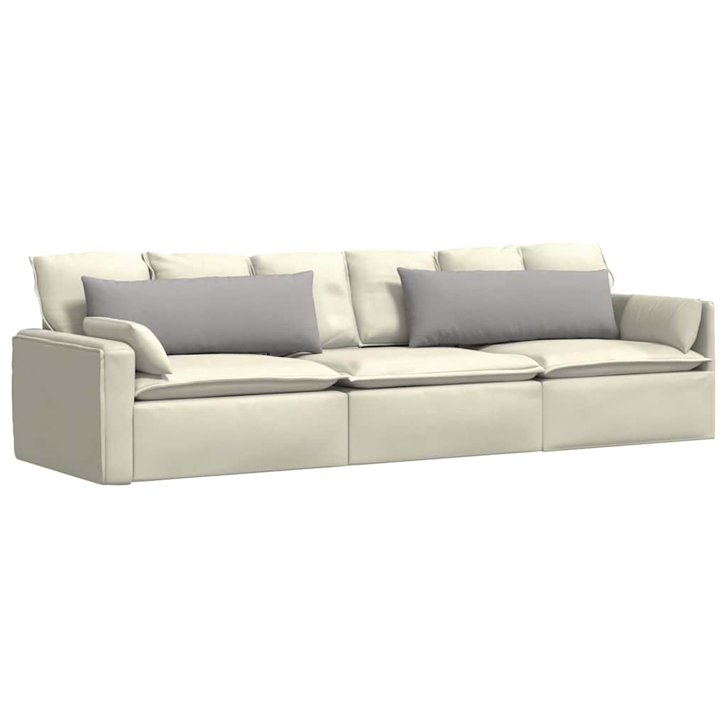 vidaXL Sofakissen 2 pcs Wolkengrau 120 x 40 cm Stoff