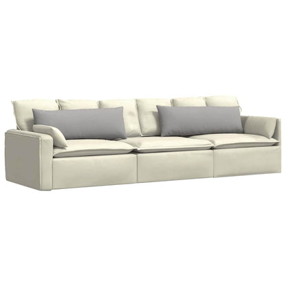 vidaXL Sofakissen 2 pcs Wolkengrau 120 x 40 cm Stoff