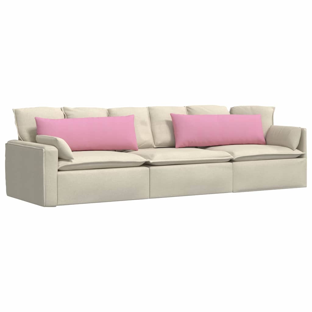 vidaXL Sofakissen 2 pcs Rosa 120 x 40 cm Stoff