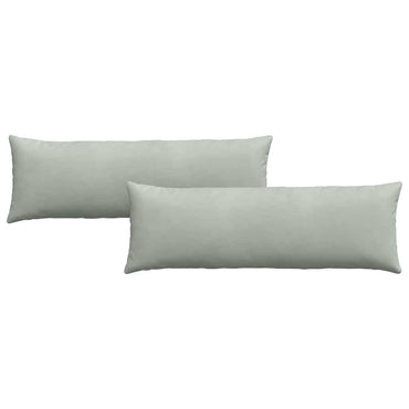 vidaXL Sofakissen 2 Stück Hellgrau 120 x 40 cm Cordstoff