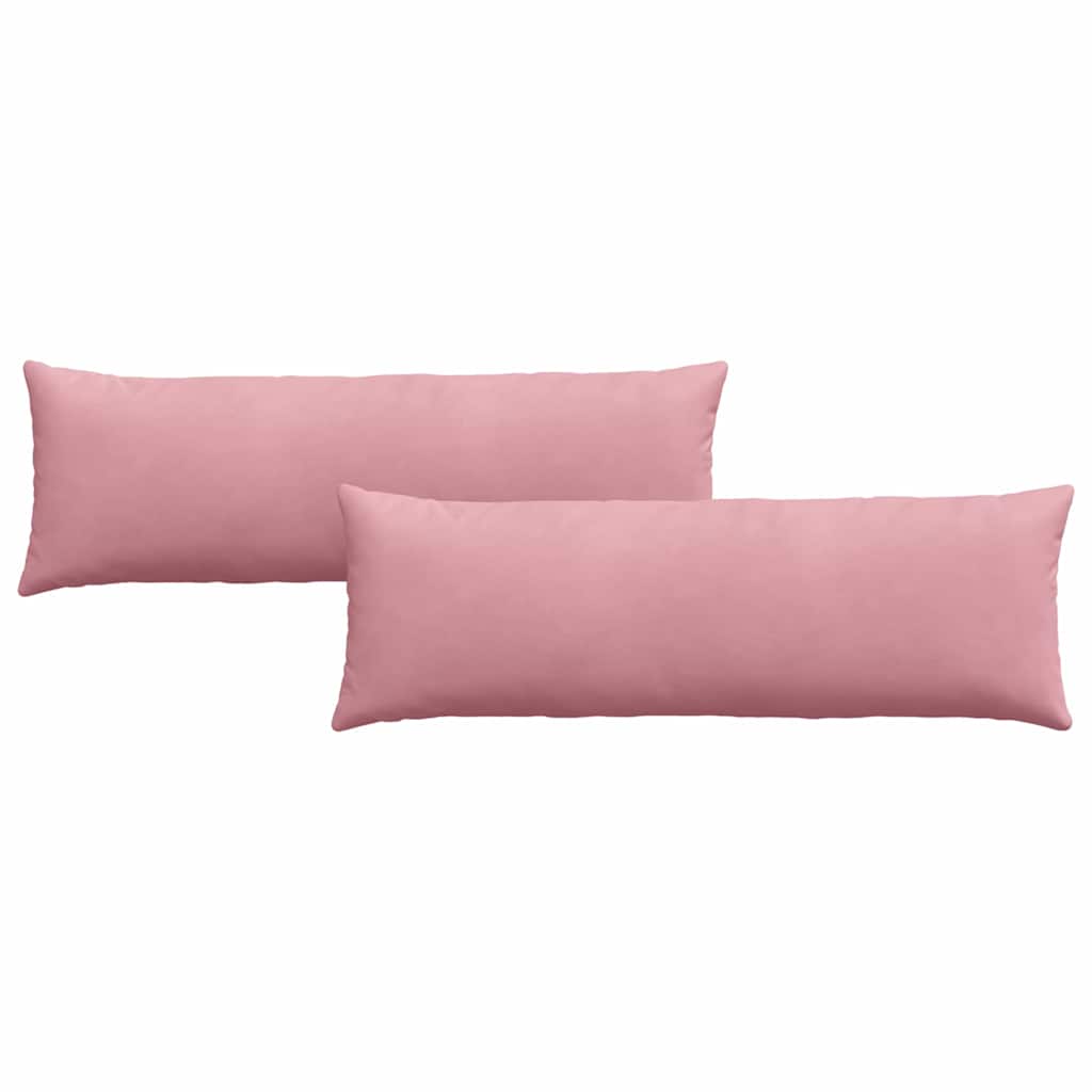 vidaXL Sofakissen 2 Stück Rosa 120 x 40 cm Cordstoff