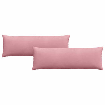 vidaXL Sofakissen 2 Stück Rosa 120 x 40 cm Cordstoff