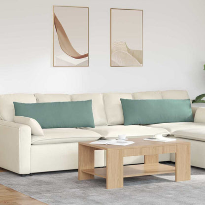 vidaXL Sofakissen 2 Stück Meergrün 120 x 40 cm Cordstoff