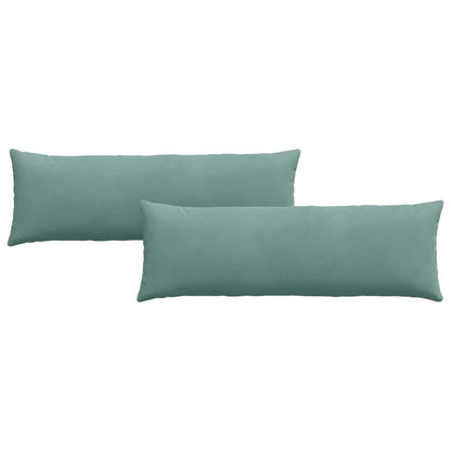 vidaXL Sofakissen 2 Stück Meergrün 120 x 40 cm Cordstoff