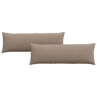 vidaXL Sofakissen 2 Stück Taupe 120 x 40 cm Stoff