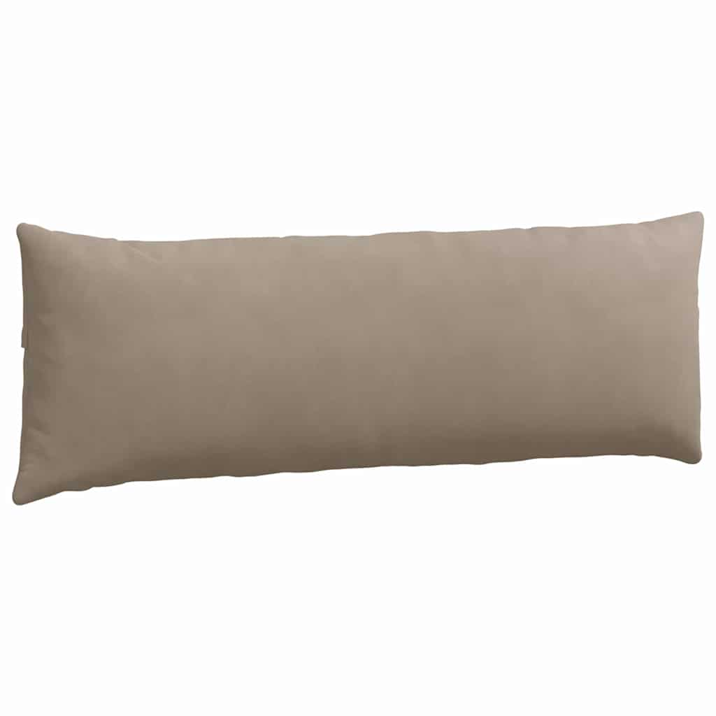 vidaXL Sofakissen 2 Stück Taupe 120 x 40 cm Stoff
