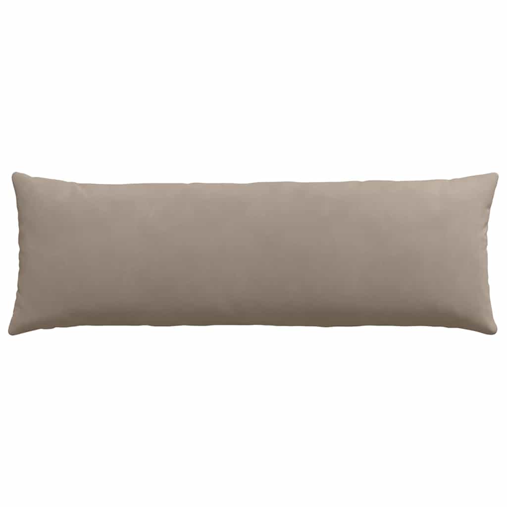 vidaXL Sofakissen 2 Stück Taupe 120 x 40 cm Stoff