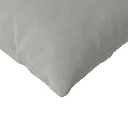 vidaXL Sofakissen 2 Stück Hellgrau 120 x 40 cm Stoff