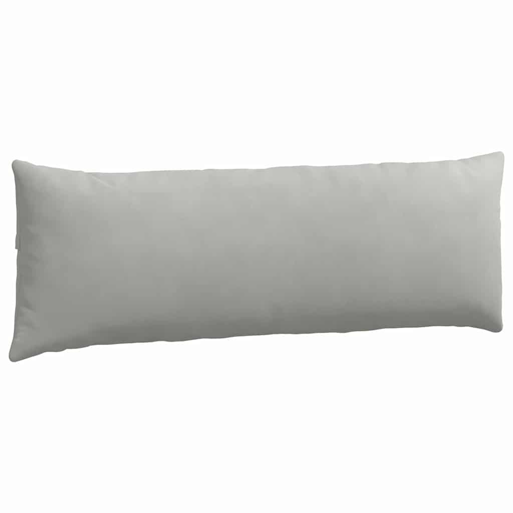 vidaXL Sofakissen 2 Stück Hellgrau 120 x 40 cm Stoff