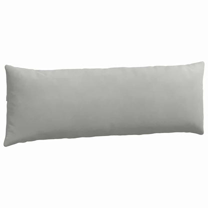 vidaXL Sofakissen 2 Stück Hellgrau 120 x 40 cm Stoff
