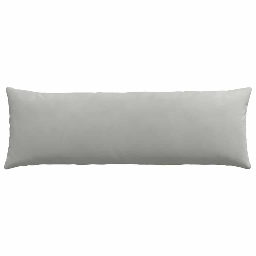 vidaXL Sofakissen 2 Stück Hellgrau 120 x 40 cm Stoff