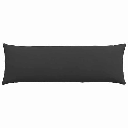 vidaXL Sofakissen 2 Stück Schwarz 120 x 40 cm Stoff