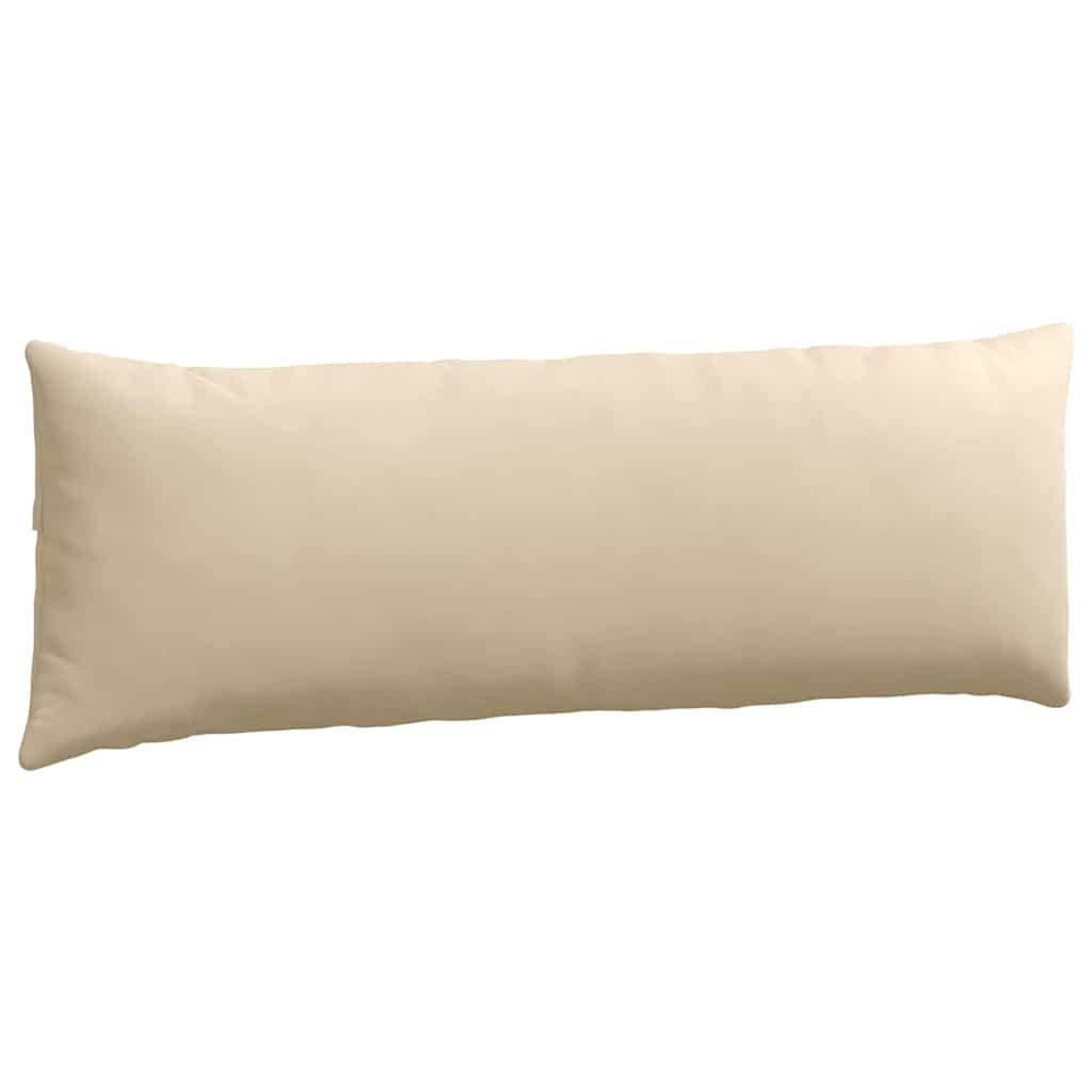 vidaXL Sofakissen 2 Stück Creme 120 x 40 cm Stoff