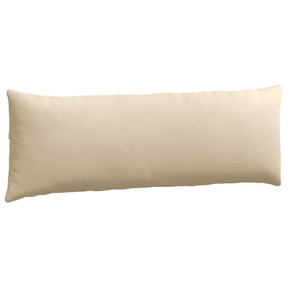 vidaXL Sofakissen 2 Stück Creme 120 x 40 cm Stoff