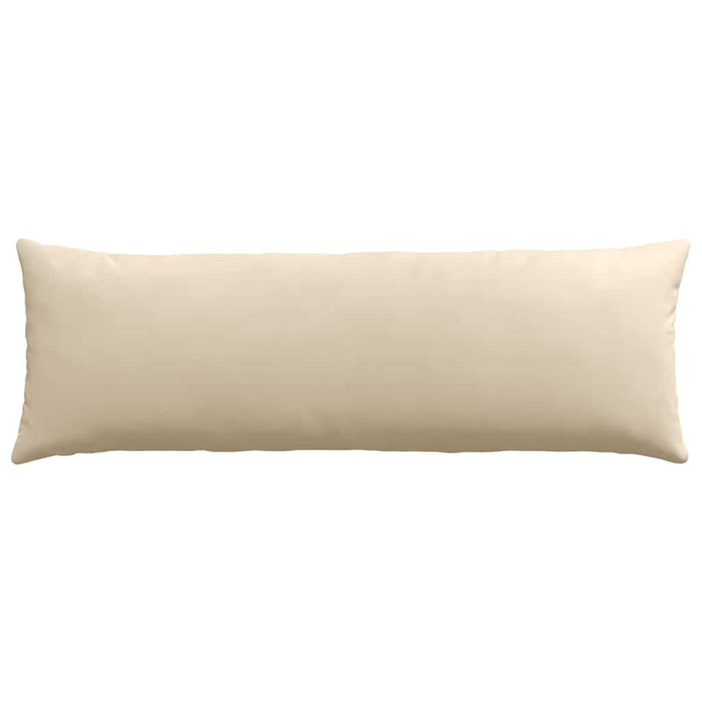 vidaXL Sofakissen 2 Stück Creme 120 x 40 cm Stoff