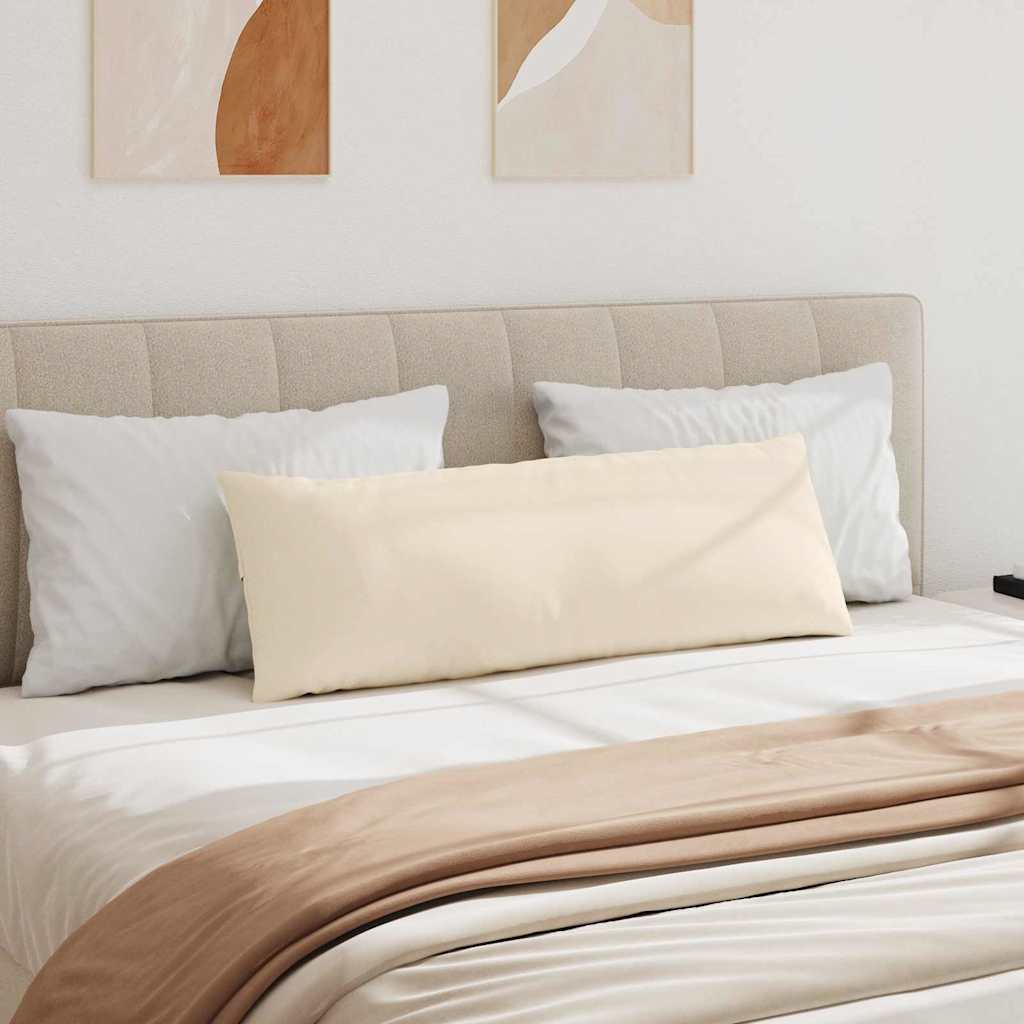 vidaXL Sofakissen 2 Stück Beige 120 x 40 cm Stoff