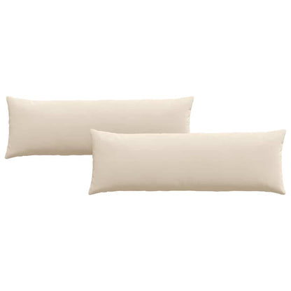 vidaXL Sofakissen 2 Stück Beige 120 x 40 cm Stoff