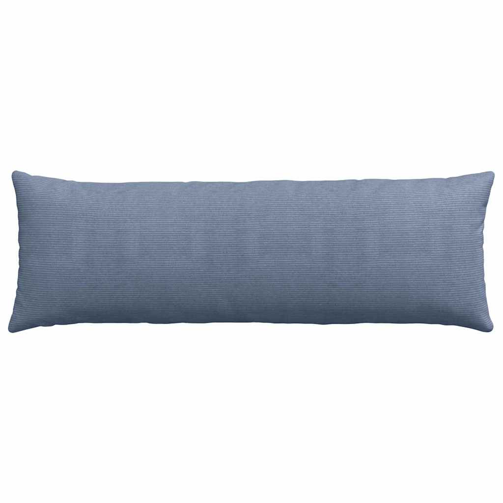 vidaXL Sofakissen 2 Stück Blau 120 x 40 cm Cordstoff