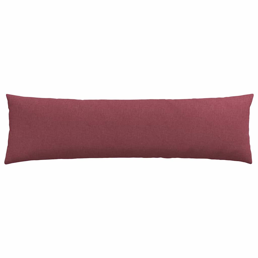 vidaXL Sofakissen 2 pcs Weinrot 145 x 40 cm Stoff