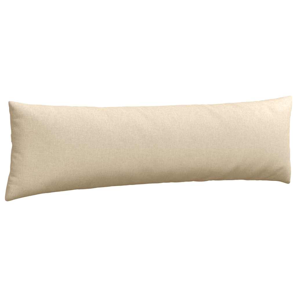 vidaXL Sofakissen 2 pcs Creme 145 x 40 cm Stoff