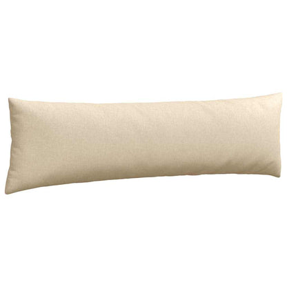 vidaXL Sofakissen 2 pcs Creme 145 x 40 cm Stoff