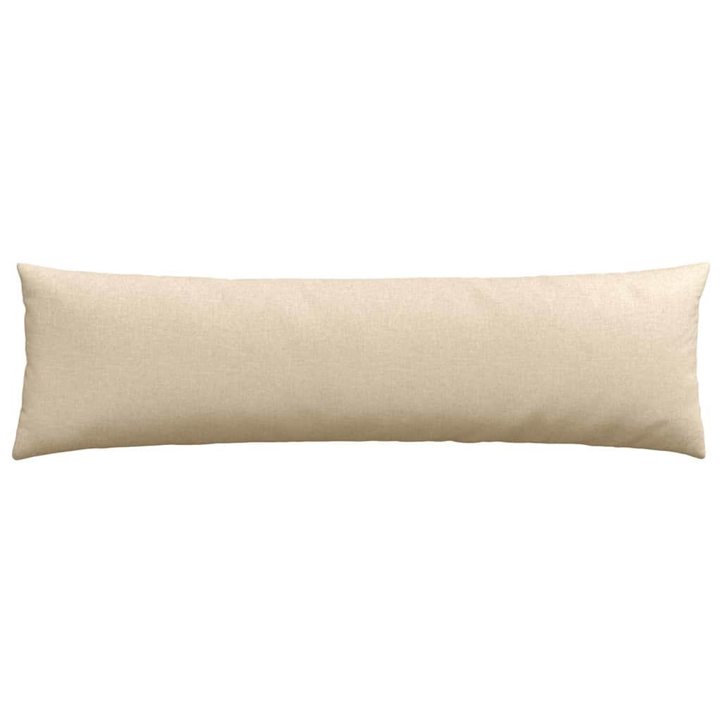 vidaXL Sofakissen 2 pcs Creme 145 x 40 cm Stoff