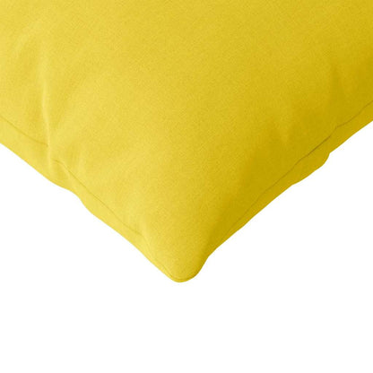 vidaXL Sofakissen 2 pcs Helles Gelb 145 x 40 cm Stoff