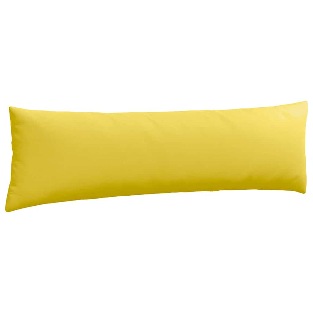 vidaXL Sofakissen 2 pcs Helles Gelb 145 x 40 cm Stoff