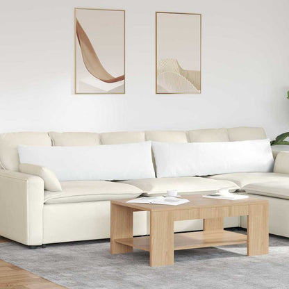 vidaXL Sofakissen 2 pcs Weiß 145 x 40 cm Stoff