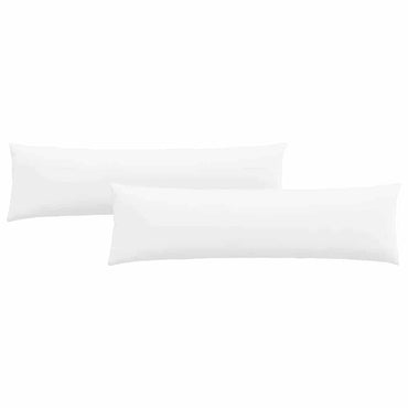 vidaXL Sofakissen 2 pcs Weiß 145 x 40 cm Stoff