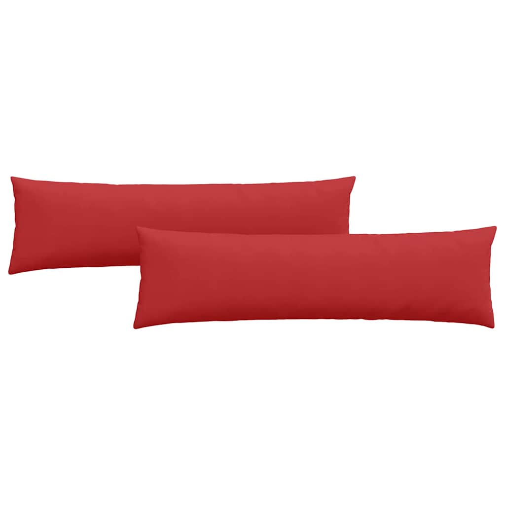 vidaXL Sofakissen 2 pcs Rot 145 x 40 cm Stoff