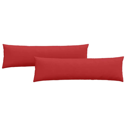 vidaXL Sofakissen 2 pcs Rot 145 x 40 cm Stoff