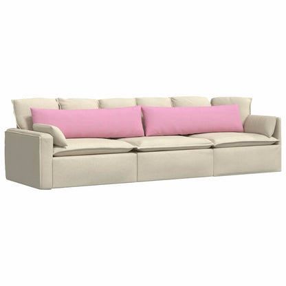 vidaXL Sofakissen 2 pcs Rosa 145 x 40 cm Stoff