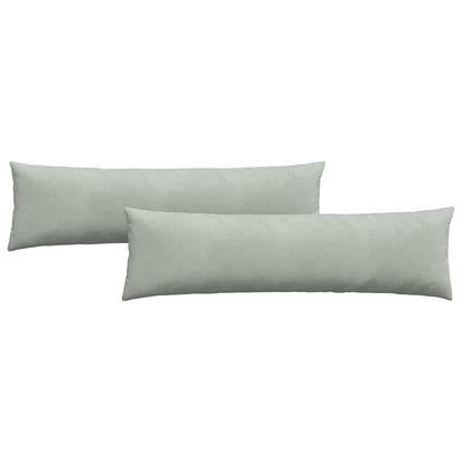 vidaXL Sofakissen 2 Stück Hellgrau 145 x 40 cm Cordstoff