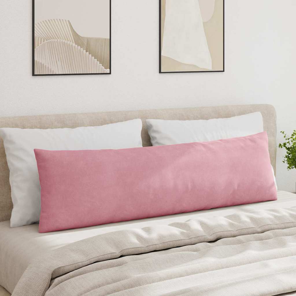 vidaXL Sofakissen 2 Stück Rosa 145 x 40 cm Cordstoff