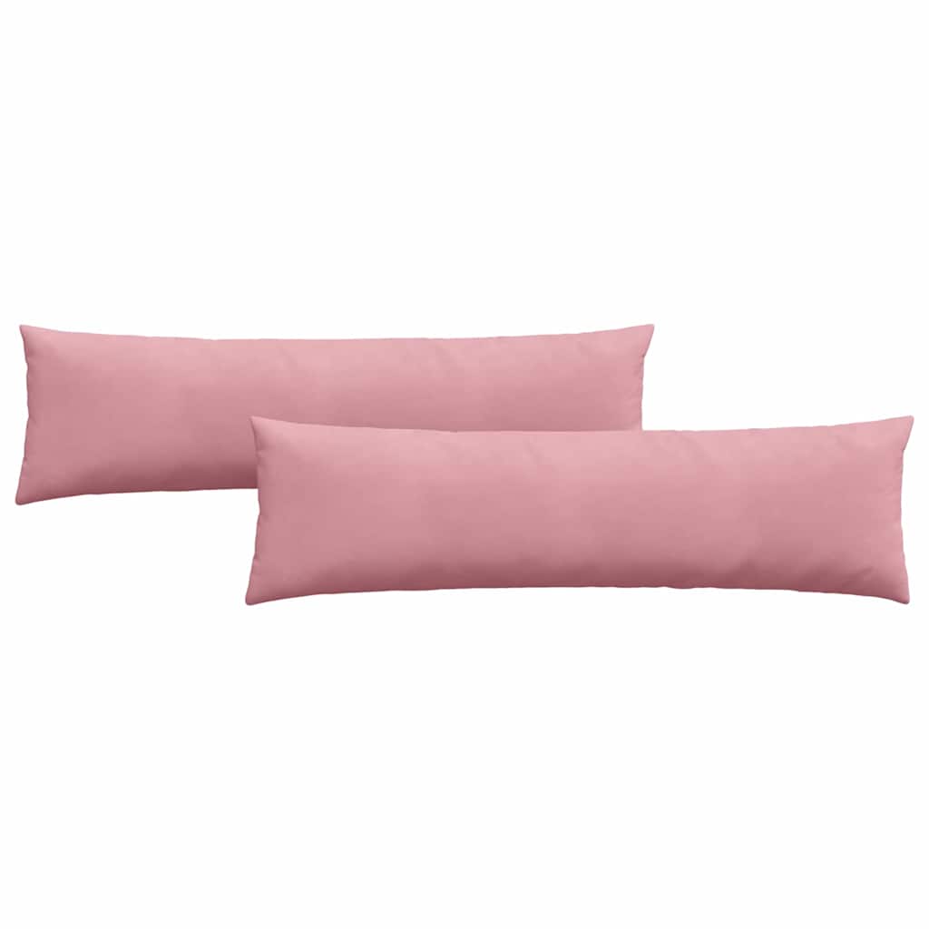 vidaXL Sofakissen 2 Stück Rosa 145 x 40 cm Cordstoff