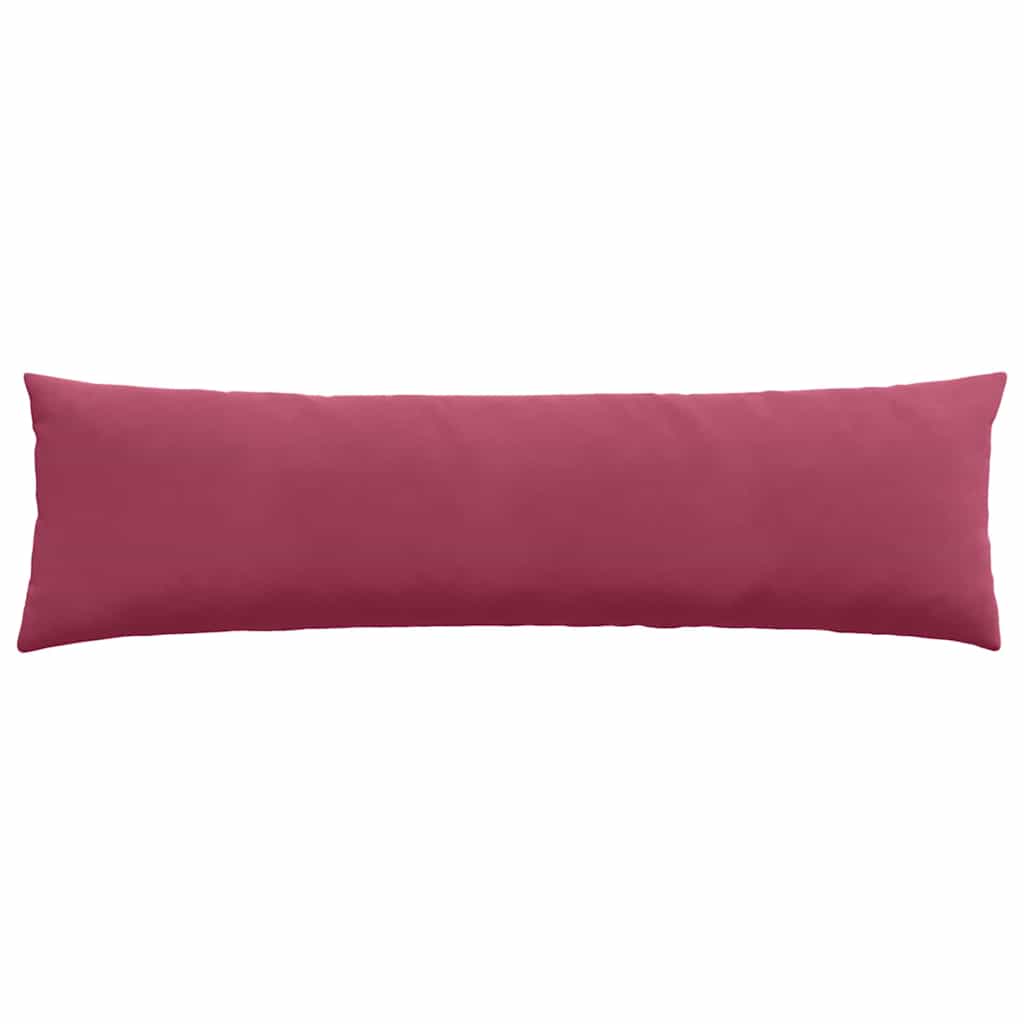 vidaXL Sofakissen 2 Stück Weinrot 145 x 40 cm Cordstoff