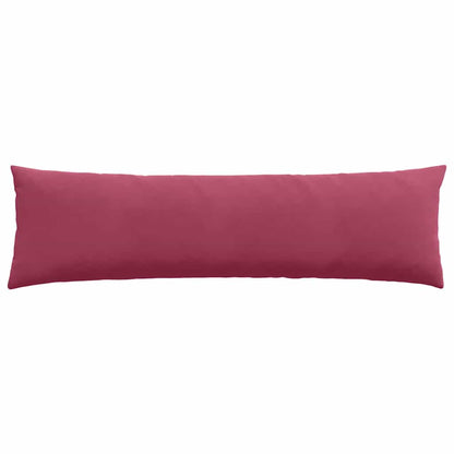 vidaXL Sofakissen 2 Stück Weinrot 145 x 40 cm Cordstoff