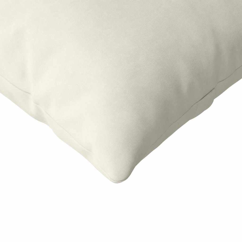 vidaXL Sofakissen 2 Stück Creme 145 x 40 cm Cordstoff